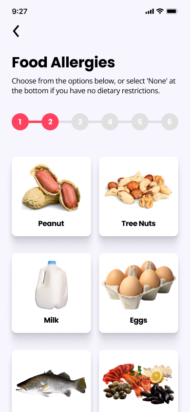 Allergies Screen