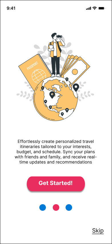 Onboarding 2 Wireframe